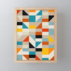Modern Abstract Geometric Bold Colorful Artwork Mini Art Print Gallery Image 1