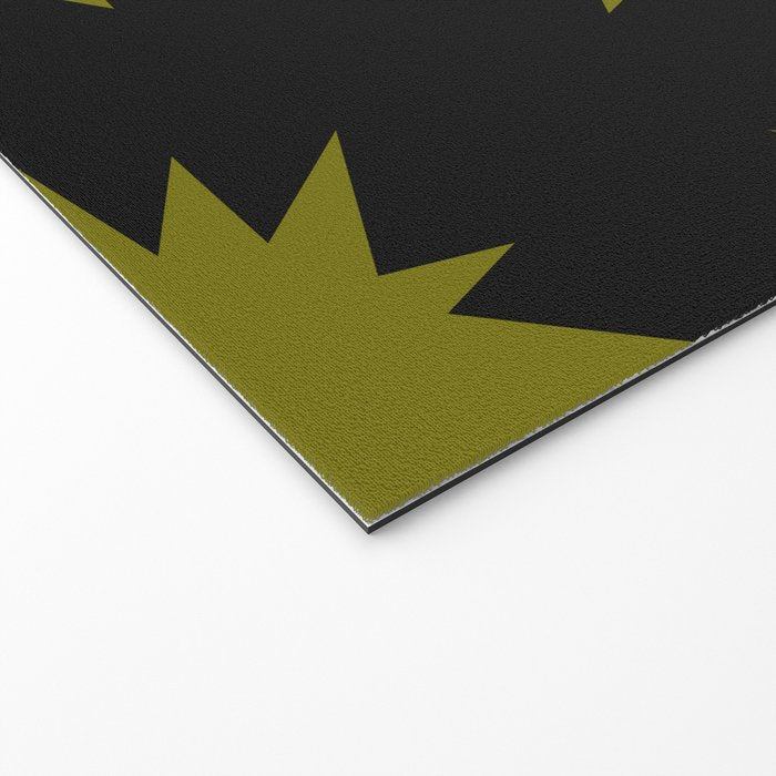 Dark Chartreuse Boom Welcome Mat Gallery Image 2