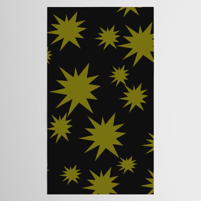 Dark Chartreuse Boom Tablecloth Gallery Image 2