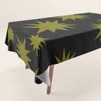 Dark Chartreuse Boom Tablecloth Gallery Image 1