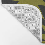 Dark Chartreuse Boom Bath Mat Gallery Image 2