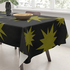 Dark Chartreuse Boom Tablecloth Gallery Image 3