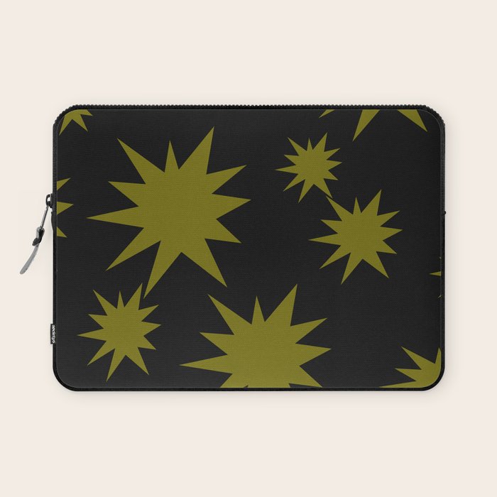 Dark Chartreuse Boom Laptop Sleeve Gallery Image 1