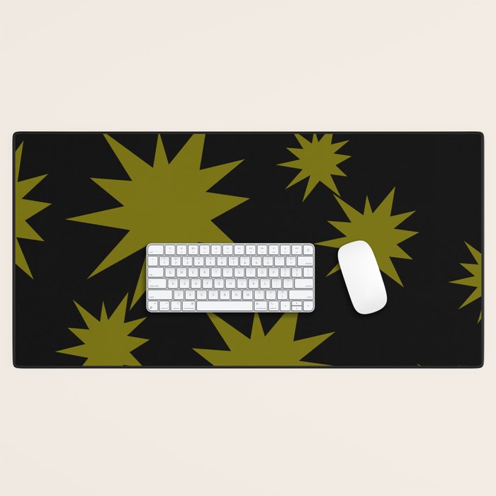 Dark Chartreuse Boom Desk Mat Gallery Image 1
