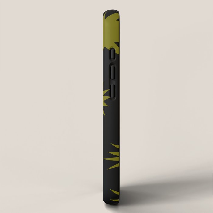 Dark Chartreuse Boom iPhone Case Gallery Image 2