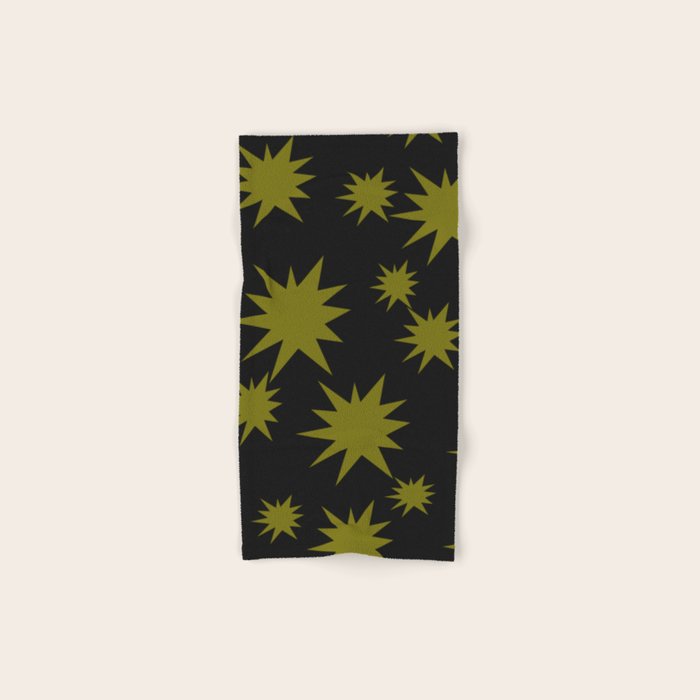 Dark Chartreuse Boom Bath Towel Gallery Image 1