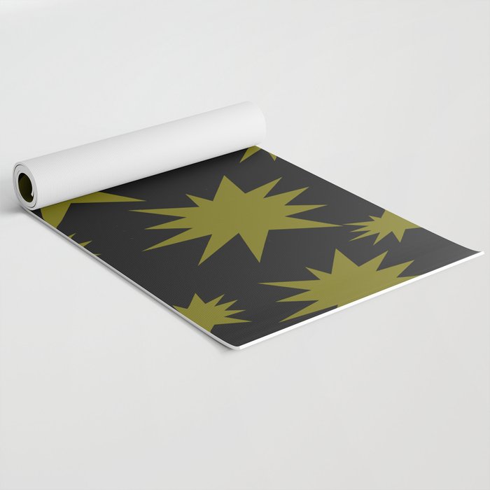 Dark Chartreuse Boom Yoga Mat Gallery Image 2