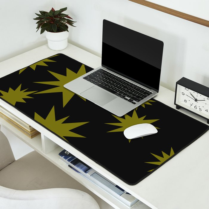 Dark Chartreuse Boom Desk Mat Gallery Image 2
