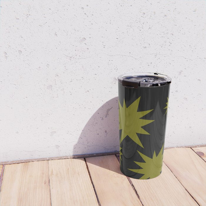 Dark Chartreuse Boom Travel Mug Gallery Image 4