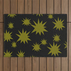 Dark Chartreuse Boom Outdoor Rug Gallery Image 1