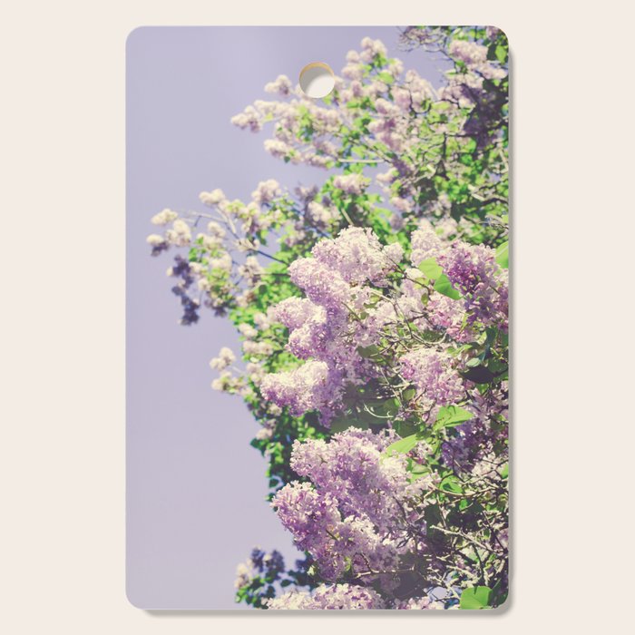 Lilac Flowers Cutting Board Gallery Image 1