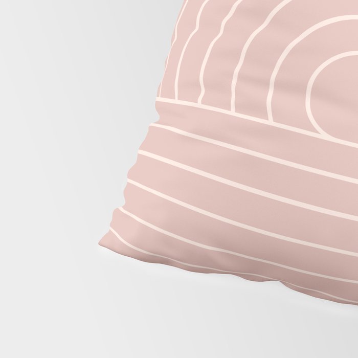 Oval Lines Abstract XXIII Pillow Sham Gallery Image 4