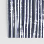 Rustic Abstract Stripes, Navy Blue and White Poster Gallery Image 3