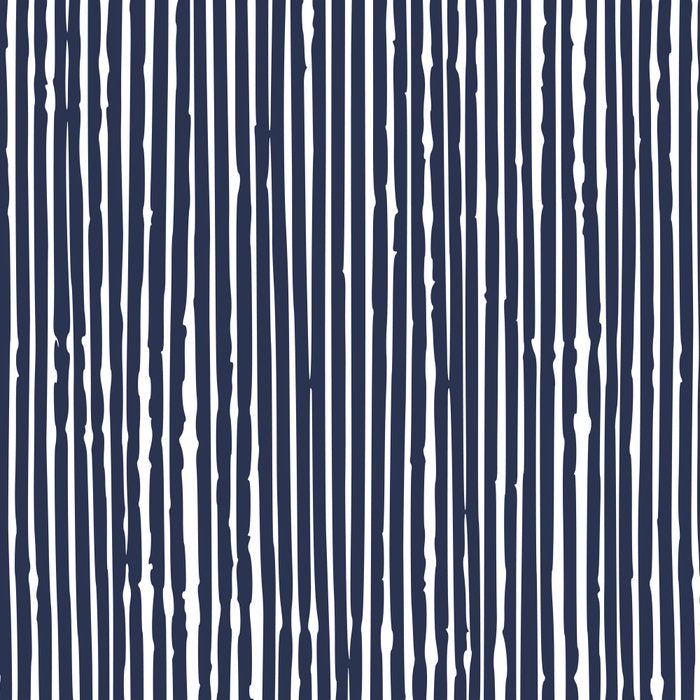 Rustic Abstract Stripes, Navy Blue and White Coffee Mug Gallery Image 2