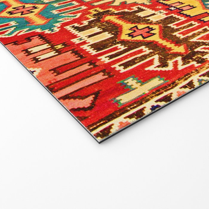 Antique Turkish Kilim Rug Print Welcome Mat Gallery Image 2