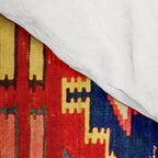 Antique Turkish Kilim Rug Print Comforter Gallery Image 4