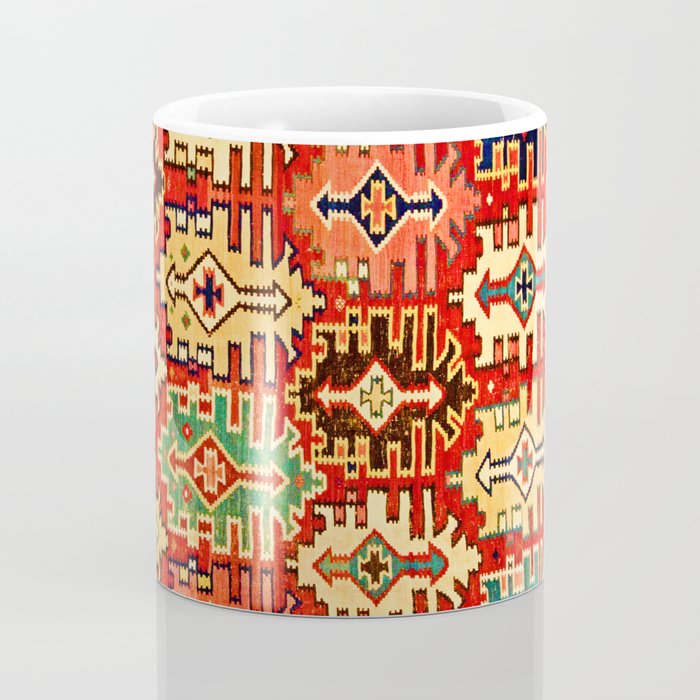 Antique Turkish Kilim Rug Print Coffee Mug Gallery Image 4