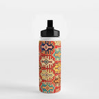 Antique Turkish Kilim Rug Print Water Bottle Gallery Image 2
