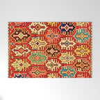Antique Turkish Kilim Rug Print Welcome Mat Gallery Image 1