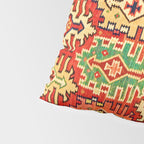 Antique Turkish Kilim Rug Print Pillow Sham Gallery Image 4