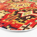 Antique Turkish Kilim Rug Print Bath Mat Gallery Image 3
