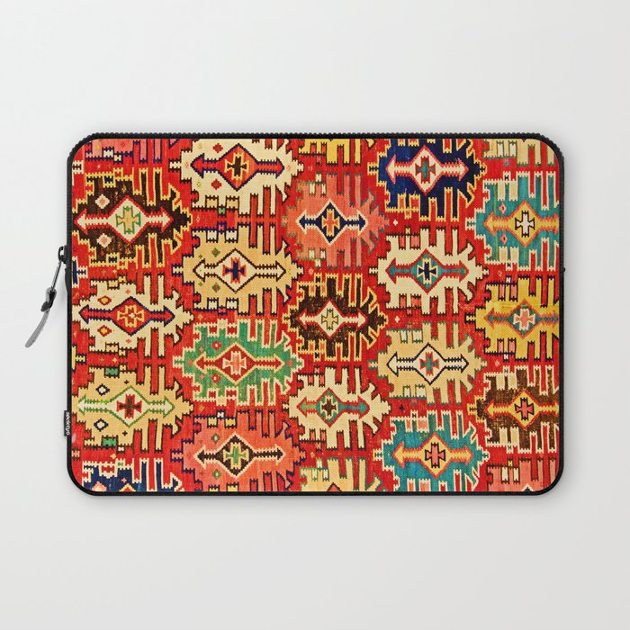 Antique Turkish Kilim Rug Print Laptop Sleeve Gallery Image 1