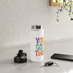 You Got This Rainbow Watercolor Water Bottle Gallery Image 4