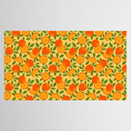 Orange Pattern on Yellow Tablecloth Gallery Image 2