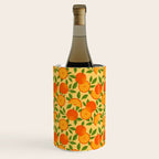Orange Pattern on Yellow Wine Chiller Gallery Image 3