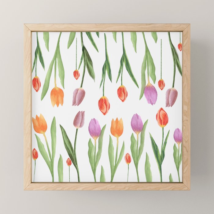 Tulips Mini Art Print Gallery Image 1