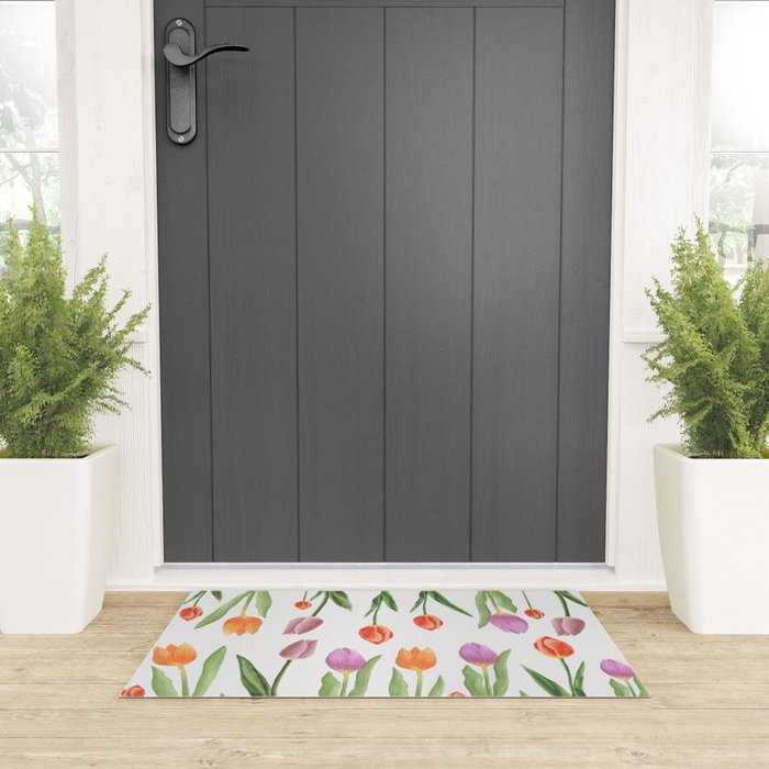 Tulips Welcome Mat Gallery Image 3