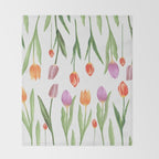 Tulips Throw Blanket Gallery Image 2