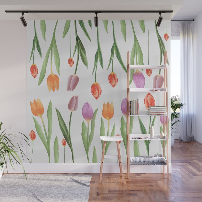 Tulips Wall Mural Gallery Image 1