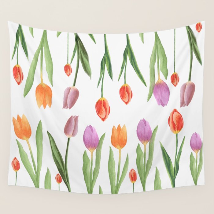 Tulips Wall Tapestry Gallery Image 4