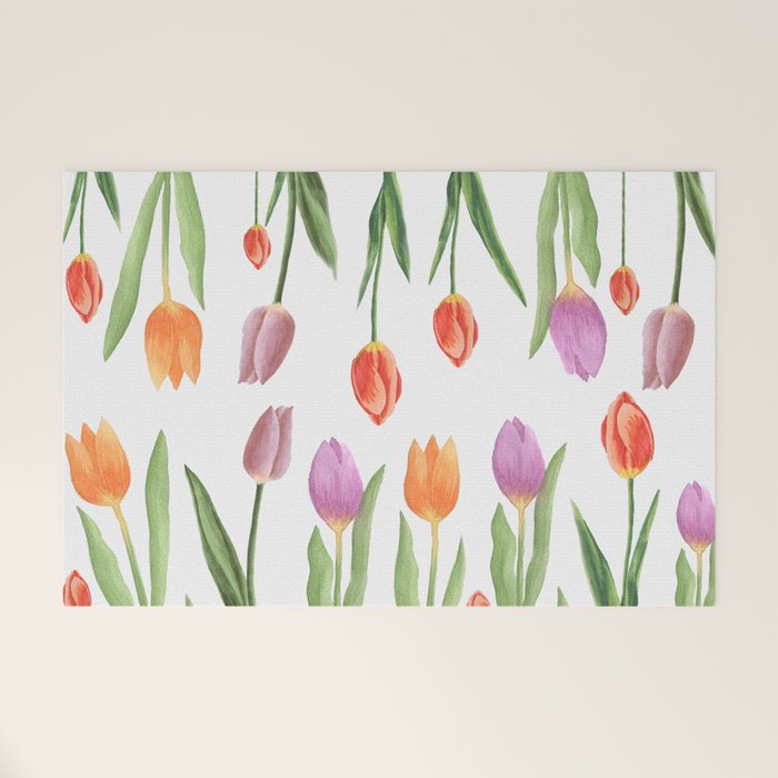 Tulips Welcome Mat Gallery Image 1