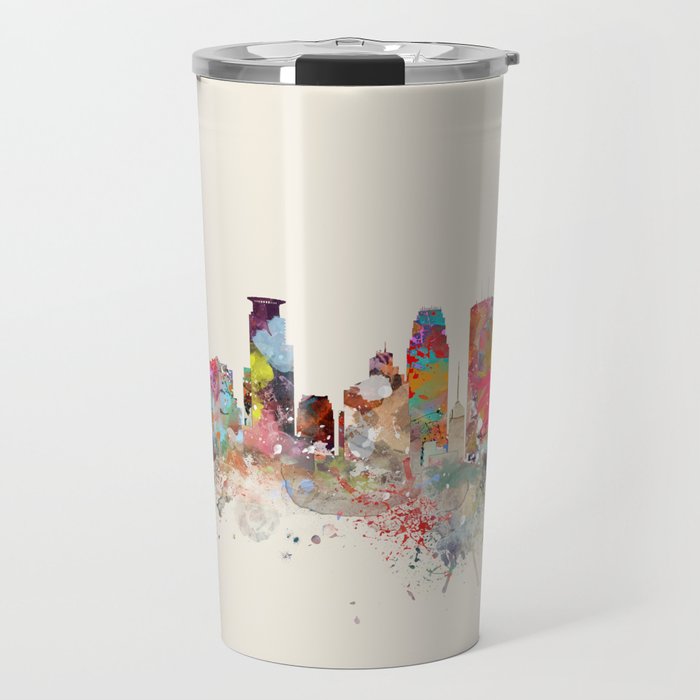 minneapolis skyline Travel Mug Gallery Image 1