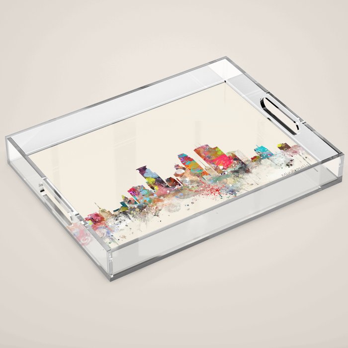 minneapolis skyline Acrylic Tray Gallery Image 1
