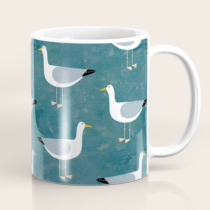 Seagull Standing Coffee Mug Gallery Image 1