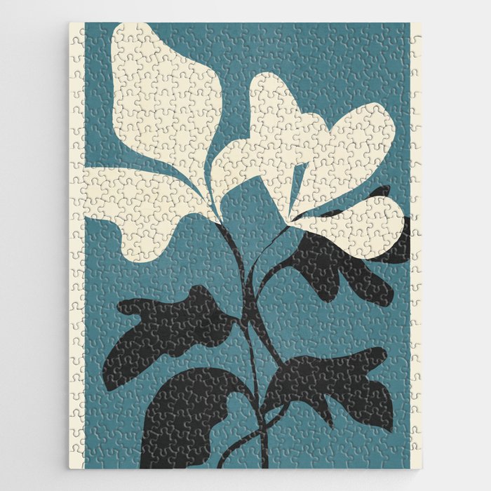 Abstract Modern Flowers 2 Jigsaw Puzzle Gallery Image 1