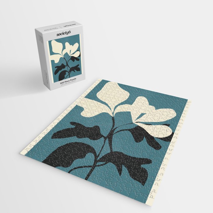 Abstract Modern Flowers 2 Jigsaw Puzzle Gallery Image 2