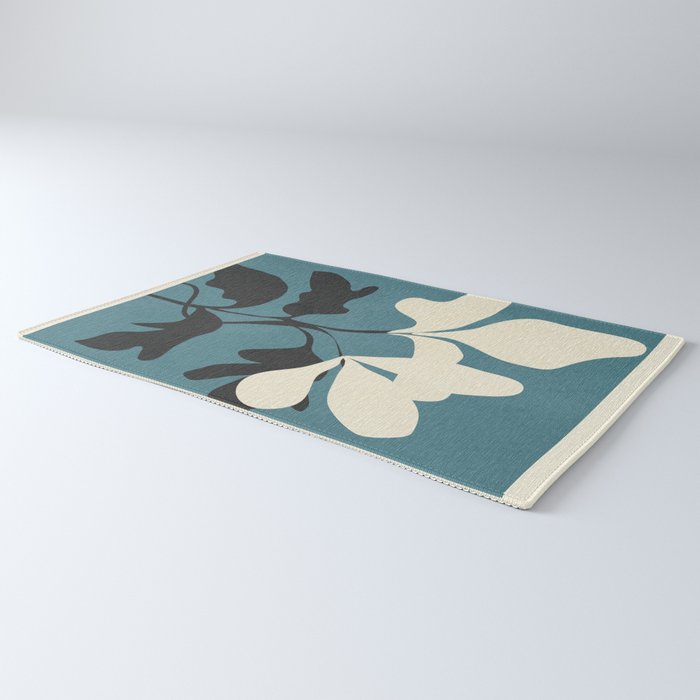 Abstract Modern Flowers 2 Rug Gallery Image 3
