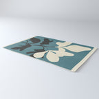 Abstract Modern Flowers 2 Rug Gallery Image 3