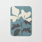 Abstract Modern Flowers 2 Bath Mat Gallery Image 1