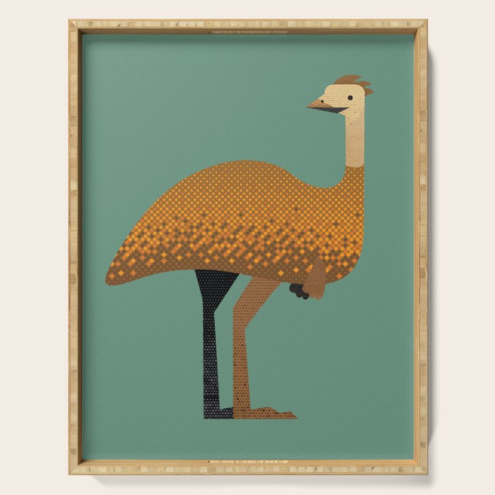 Whimsy Emu Serving Tray Gallery Image 1