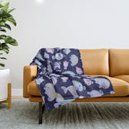 Sea cow (Sirenians) Throw Blanket Gallery Image 1