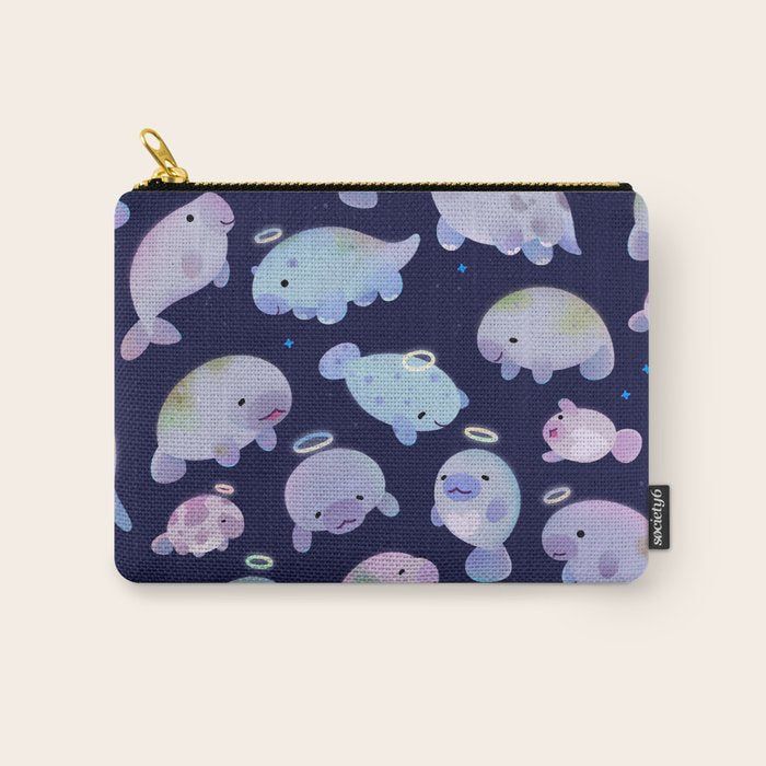 Sea cow (Sirenians) Carry All Pouch Gallery Image 1