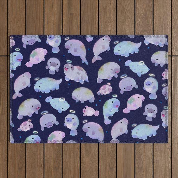 Sea cow (Sirenians) Outdoor Rug Gallery Image 1