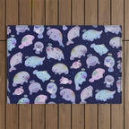 Sea cow (Sirenians) Outdoor Rug Gallery Image 1