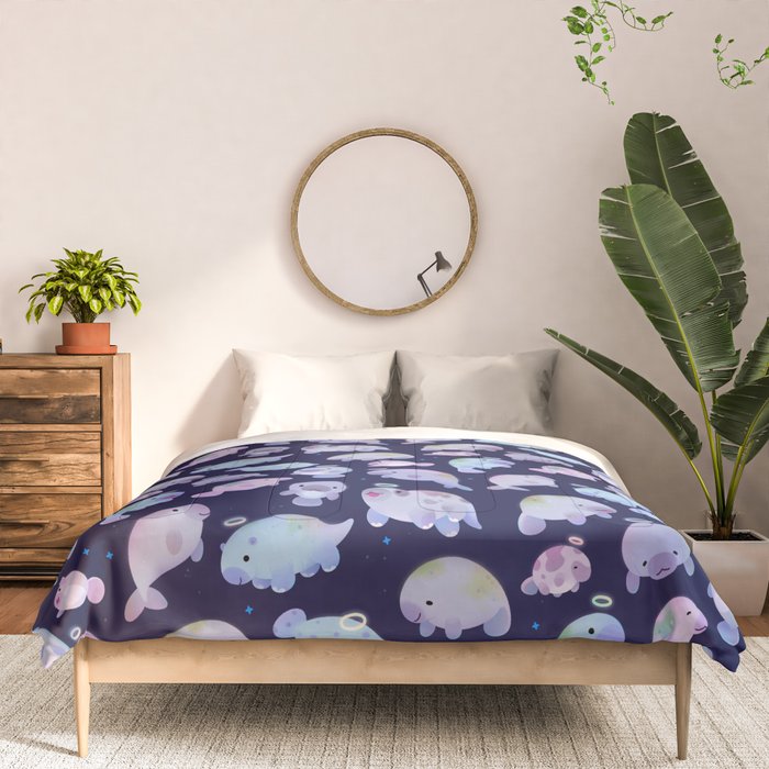 Sea cow (Sirenians) Comforter Gallery Image 3