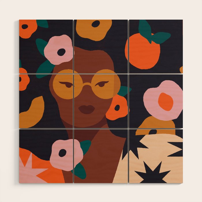 Fruit and Flowers Wood Wall Art Gallery Image 1